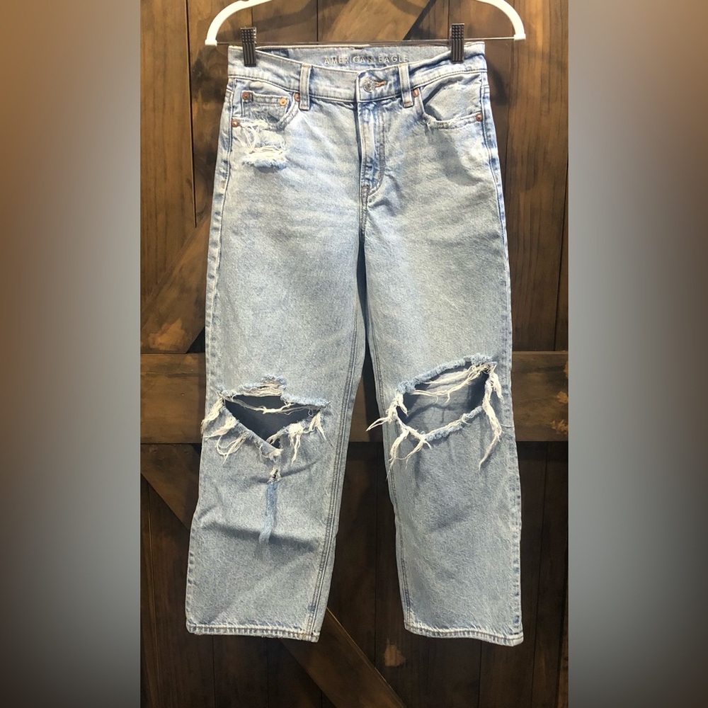 American Eagle Outfitters Light Blue Denim